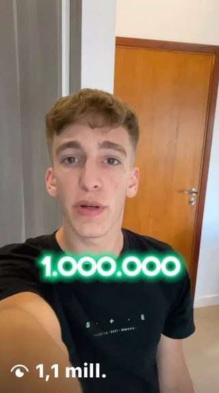 Video con 1,1 millones de reproducciones